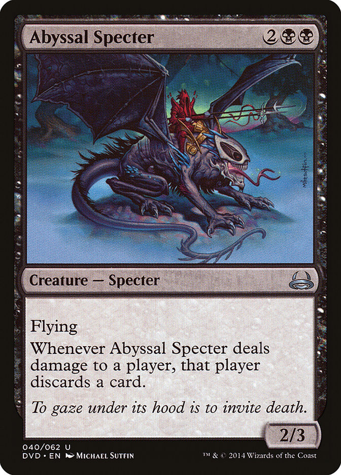 Abyssal Specter (Divine vs. Demonic) [Duel Decks Anthology] | The Gaming-Verse