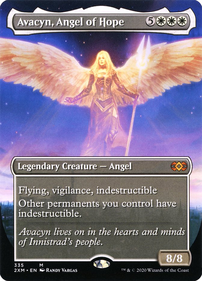 Avacyn, Angel of Hope (Borderless) [Double Masters] | The Gaming-Verse