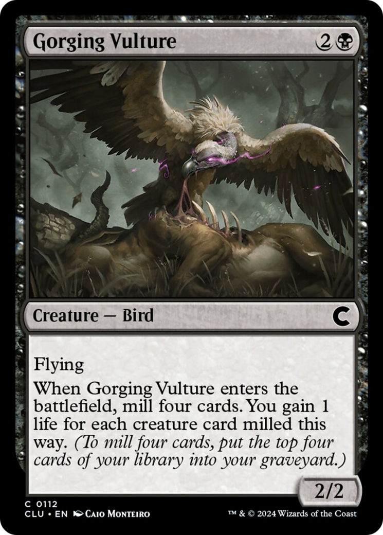 Gorging Vulture [Ravnica: Clue Edition] | The Gaming-Verse