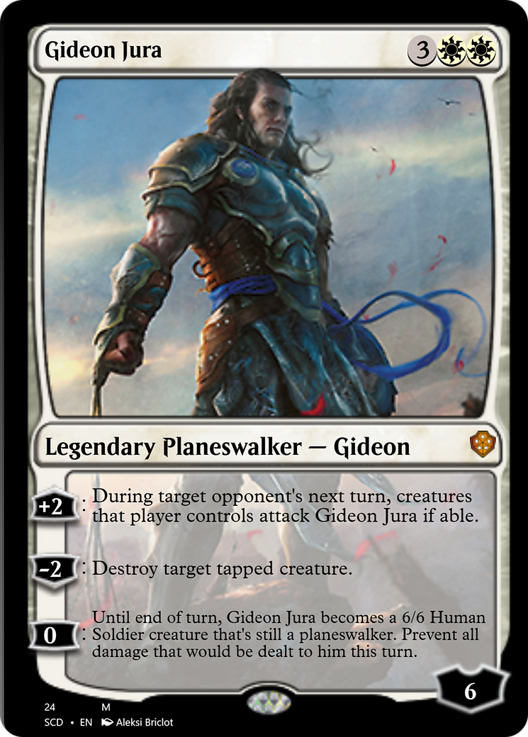 Gideon Jura [Starter Commander Decks] | The Gaming-Verse