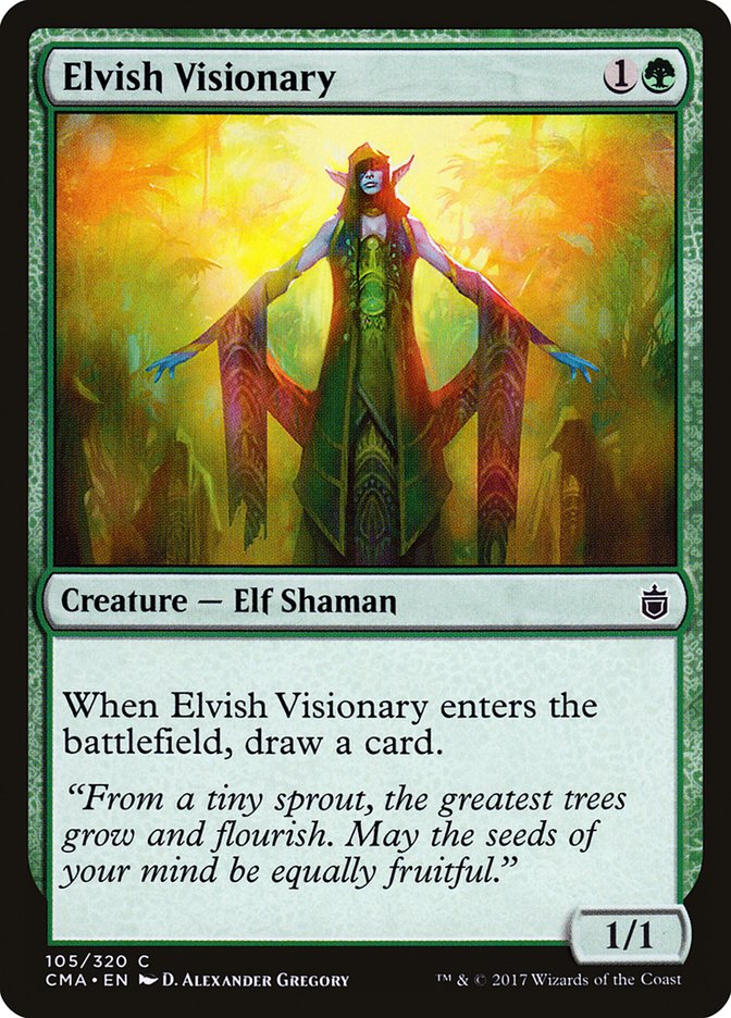 Elvish Visionary [Commander Anthology] | The Gaming-Verse