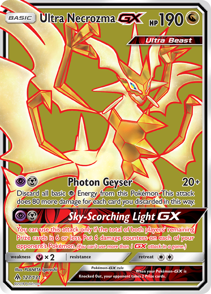 Ultra Necrozma GX (127/131) [Sun & Moon: Forbidden Light] | The Gaming-Verse