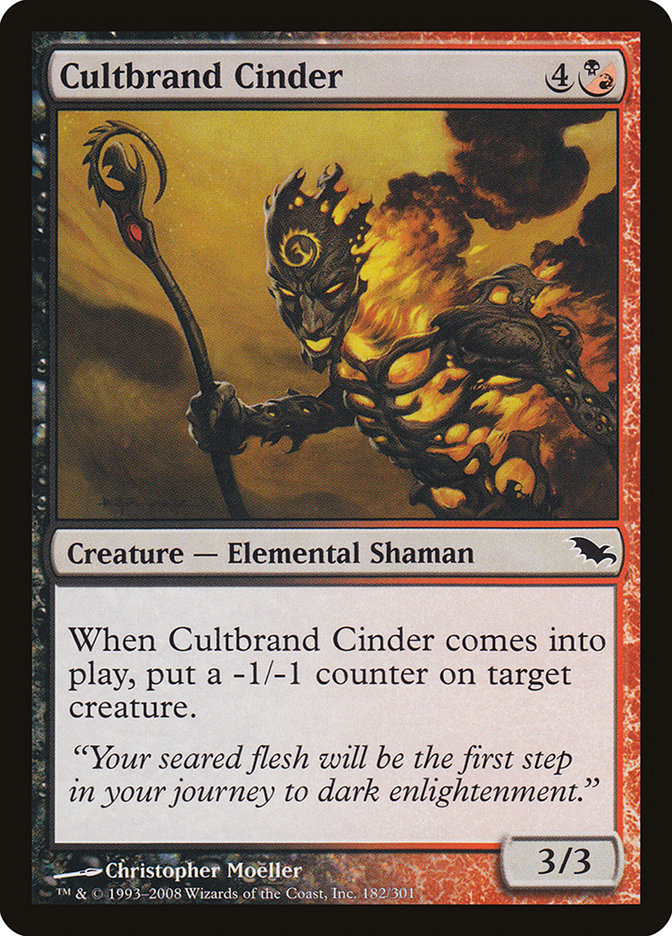 Cultbrand Cinder [Shadowmoor] | The Gaming-Verse