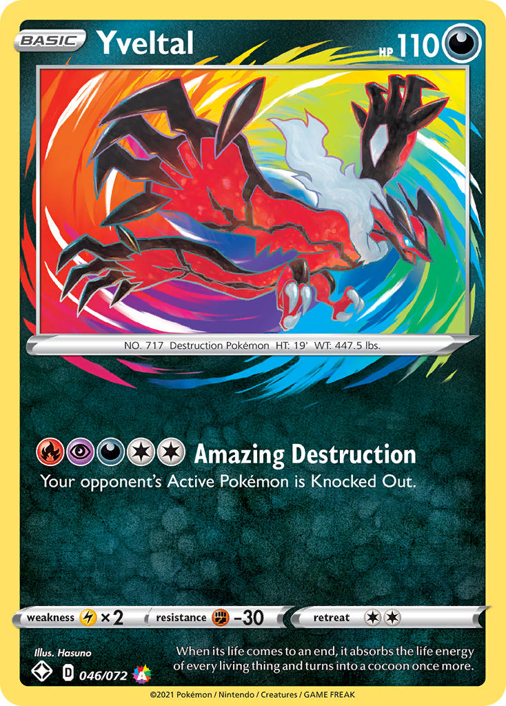 Yveltal (046/072) [Sword & Shield: Shining Fates] | The Gaming-Verse