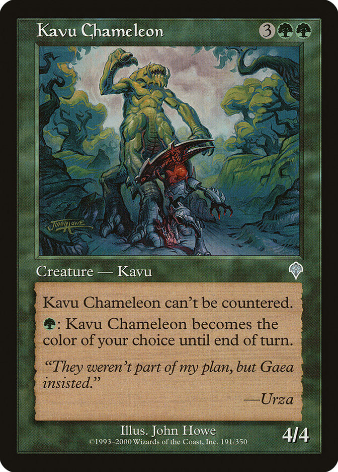 Kavu Chameleon [Invasion] | The Gaming-Verse