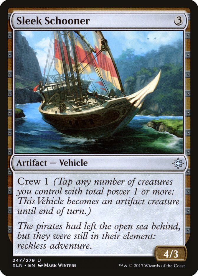 Sleek Schooner [Ixalan] | The Gaming-Verse