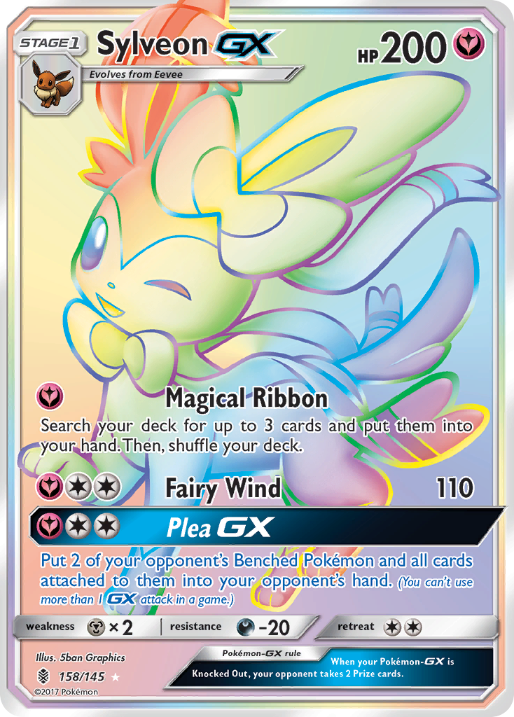 Sylveon GX (158/145) [Sun & Moon: Guardians Rising] | The Gaming-Verse