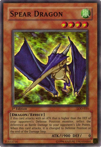 Spear Dragon [LOD-035] Super Rare | The Gaming-Verse