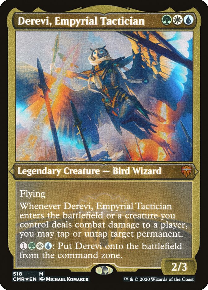 Derevi, Empyrial Tactician [Commander Legends Etched] | The Gaming-Verse