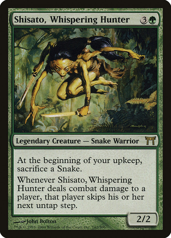 Shisato, Whispering Hunter [Champions of Kamigawa] | The Gaming-Verse