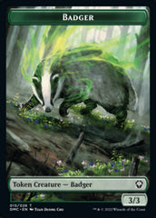 Soldier // Badger Double-sided Token [Dominaria United Tokens] | The Gaming-Verse