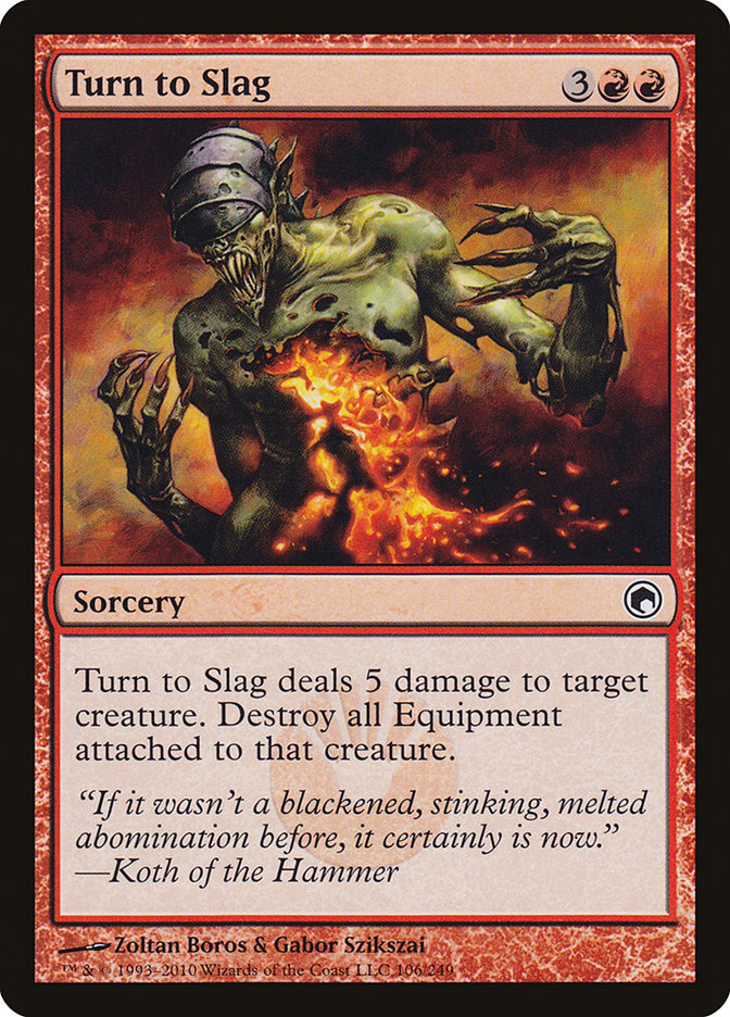 Turn to Slag [Scars of Mirrodin] | The Gaming-Verse