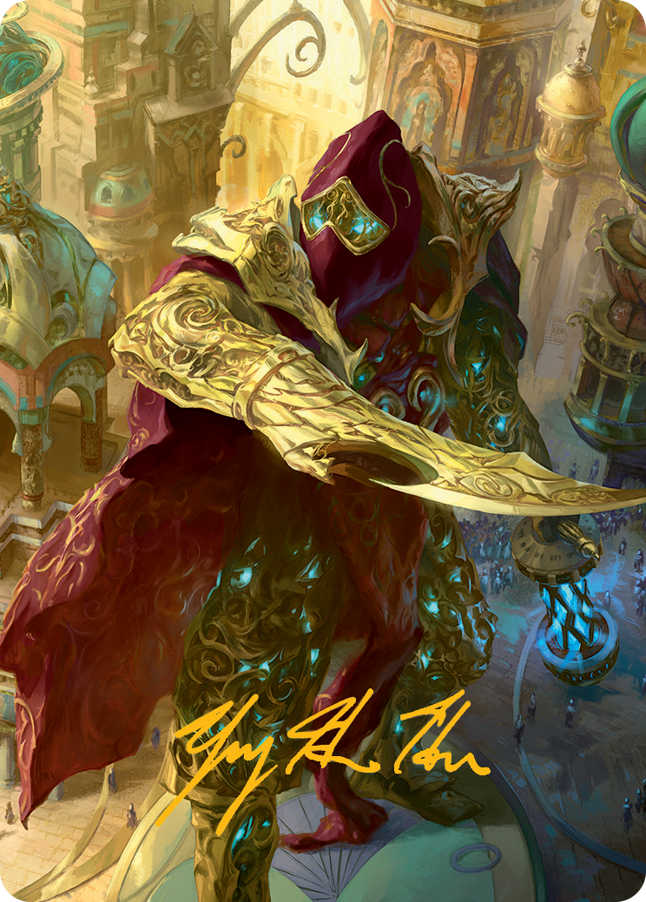 Baral, Chief of Compliance Art Card (Gold-Stamped Signature) [March of the Machine Art Series] | The Gaming-Verse