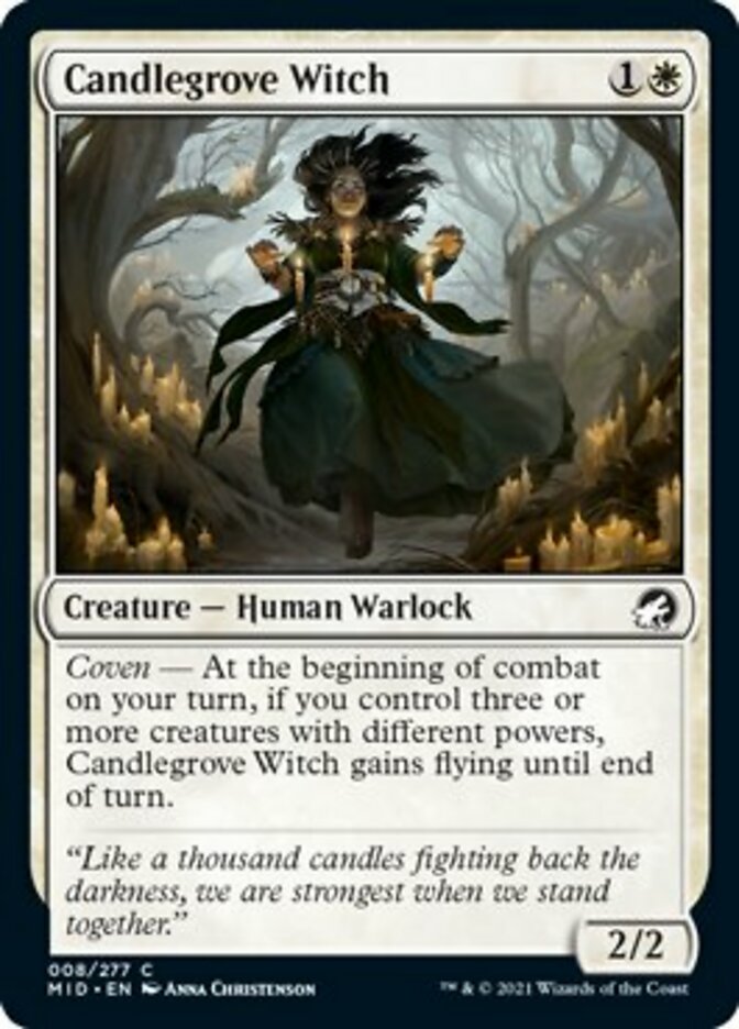 Candlegrove Witch [Innistrad: Midnight Hunt] | The Gaming-Verse