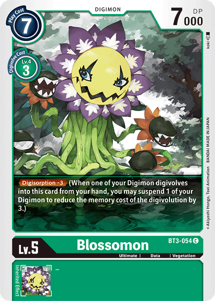 Blossomon [BT3-054] [Release Special Booster Ver.1.5] | The Gaming-Verse