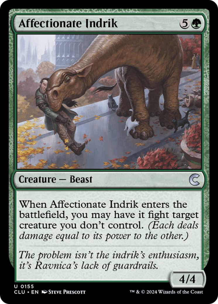 Affectionate Indrik [Ravnica: Clue Edition] | The Gaming-Verse