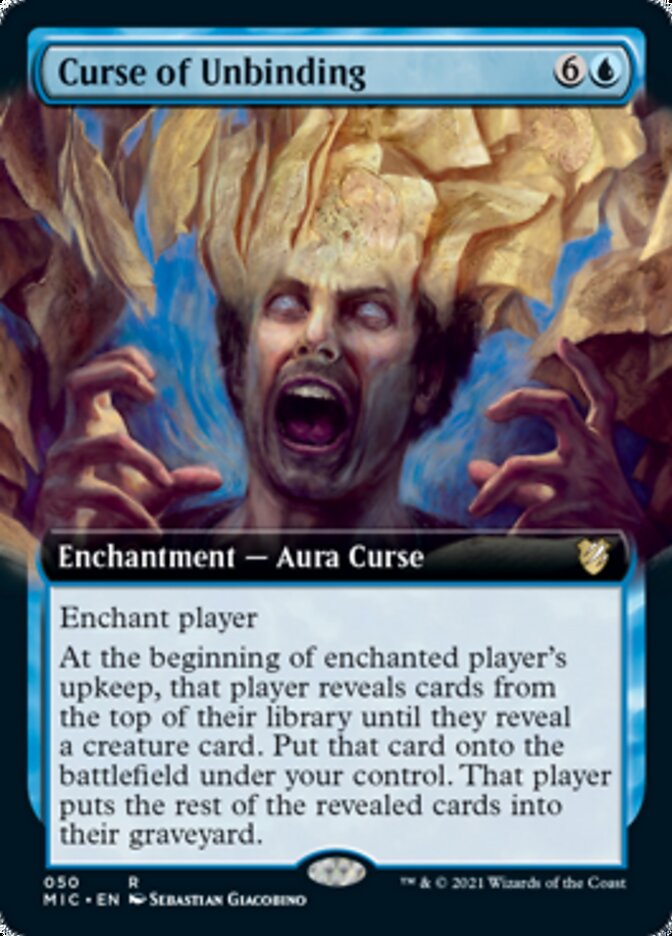 Curse of Unbinding (Extended) [Innistrad: Midnight Hunt Commander] | The Gaming-Verse