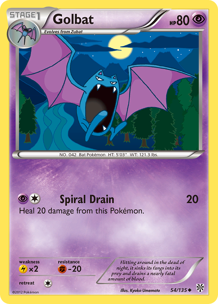 Golbat (54/135) [Black & White: Plasma Storm] | The Gaming-Verse