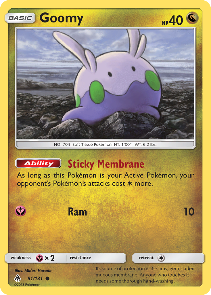 Goomy (91/131) [Sun & Moon: Forbidden Light] | The Gaming-Verse