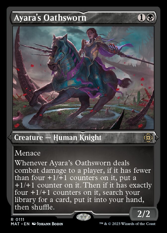 Ayara's Oathsworn (Foil Etched) [March of the Machine: The Aftermath] | The Gaming-Verse