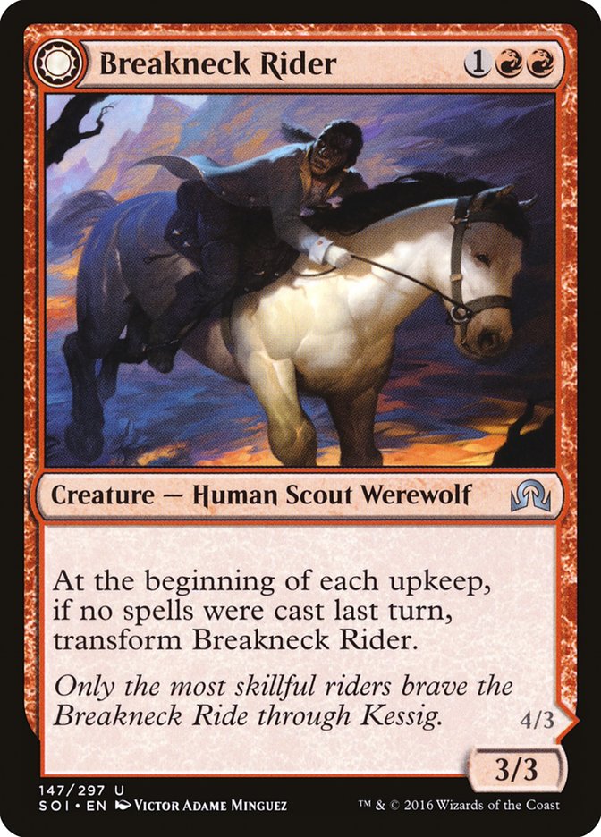 Breakneck Rider // Neck Breaker [Shadows over Innistrad] | The Gaming-Verse