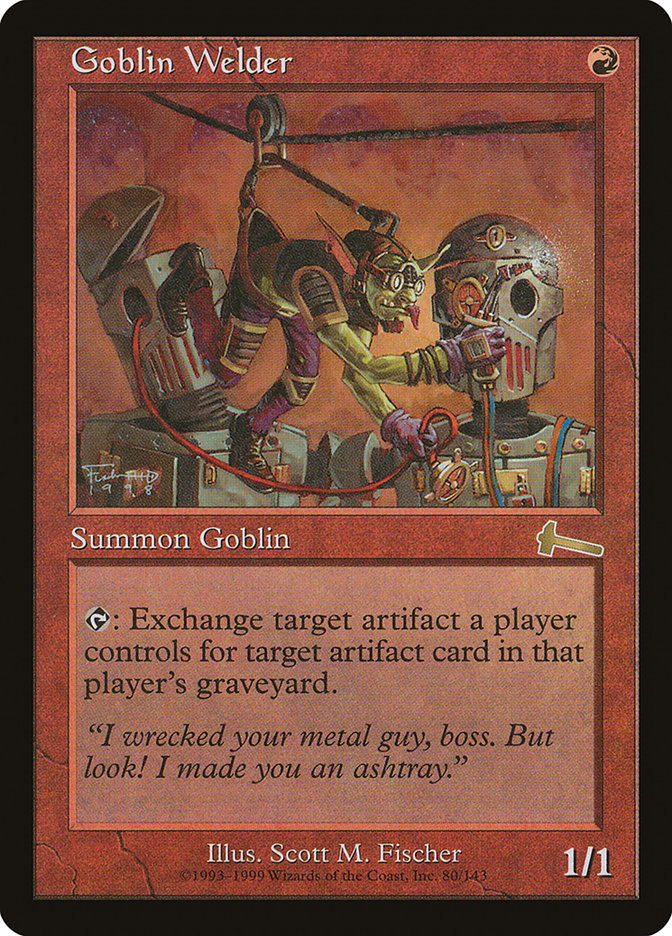 Goblin Welder [Urza's Legacy] | The Gaming-Verse