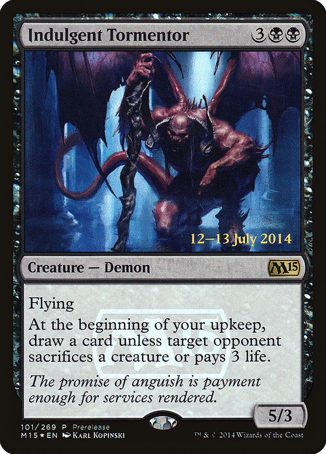 Indulgent Tormentor [Magic 2015 Prerelease Promos] | The Gaming-Verse