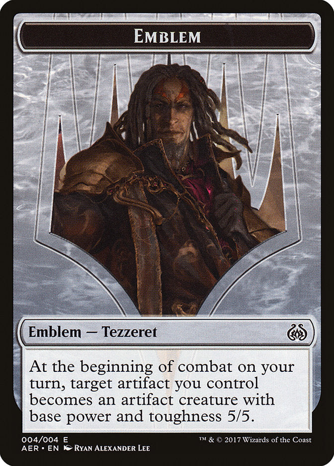 Tezzeret the Schemer Emblem [Aether Revolt Tokens] | The Gaming-Verse