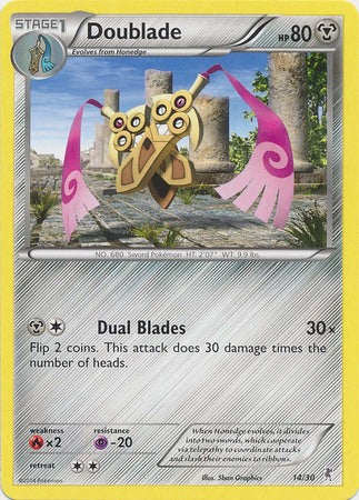 Doublade (14/30) [XY: Trainer Kit 1 - Bisharp] | The Gaming-Verse