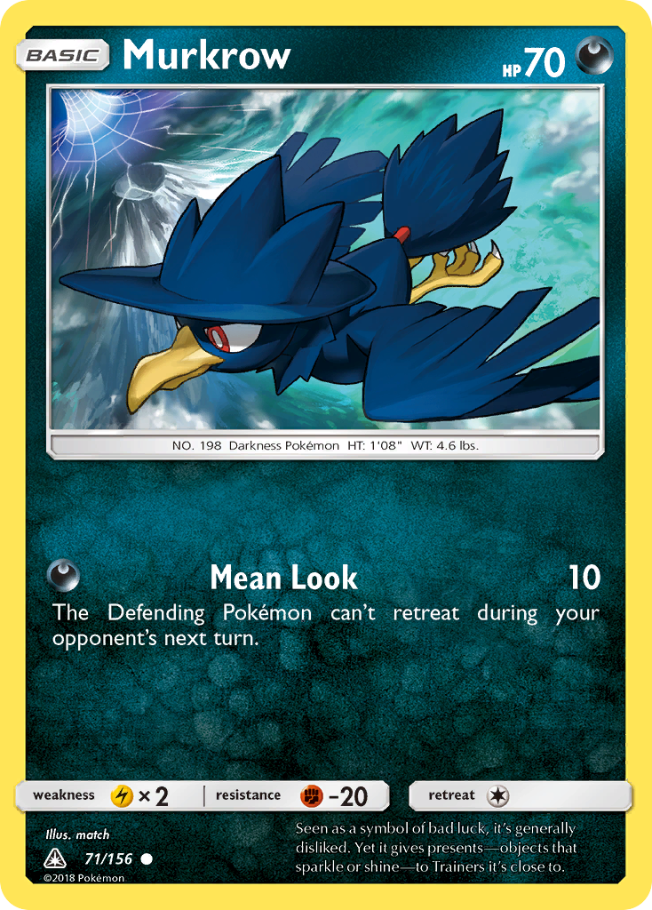 Murkrow (71/156) [Sun & Moon: Ultra Prism] | The Gaming-Verse