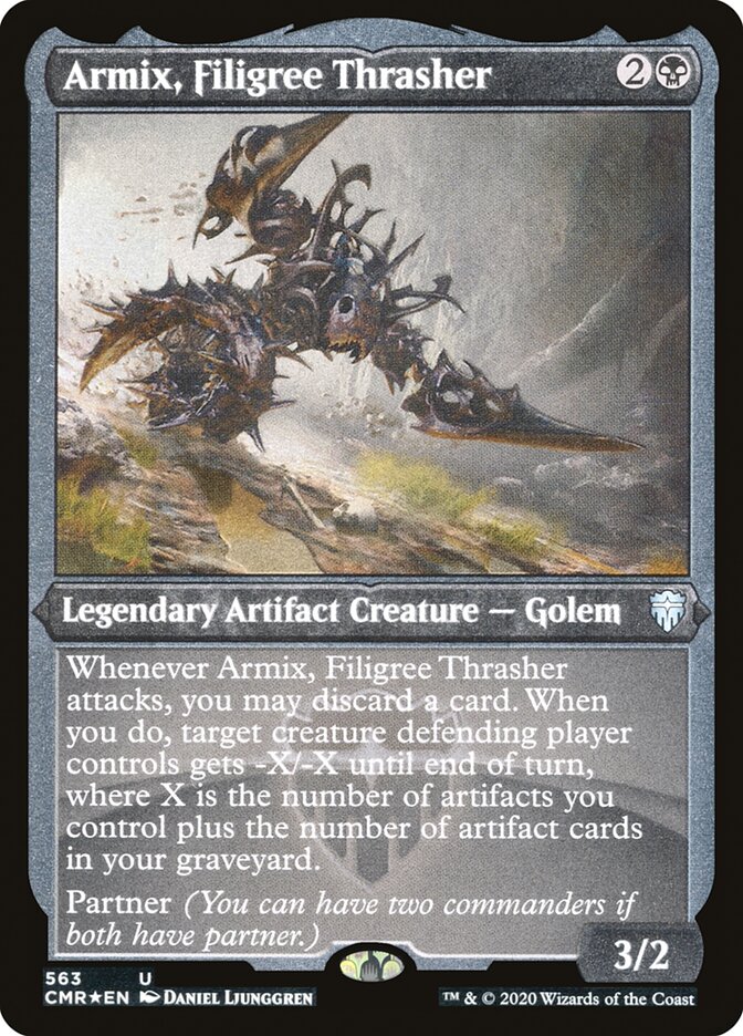 Armix, Filigree Thrasher [Commander Legends Etched] | The Gaming-Verse