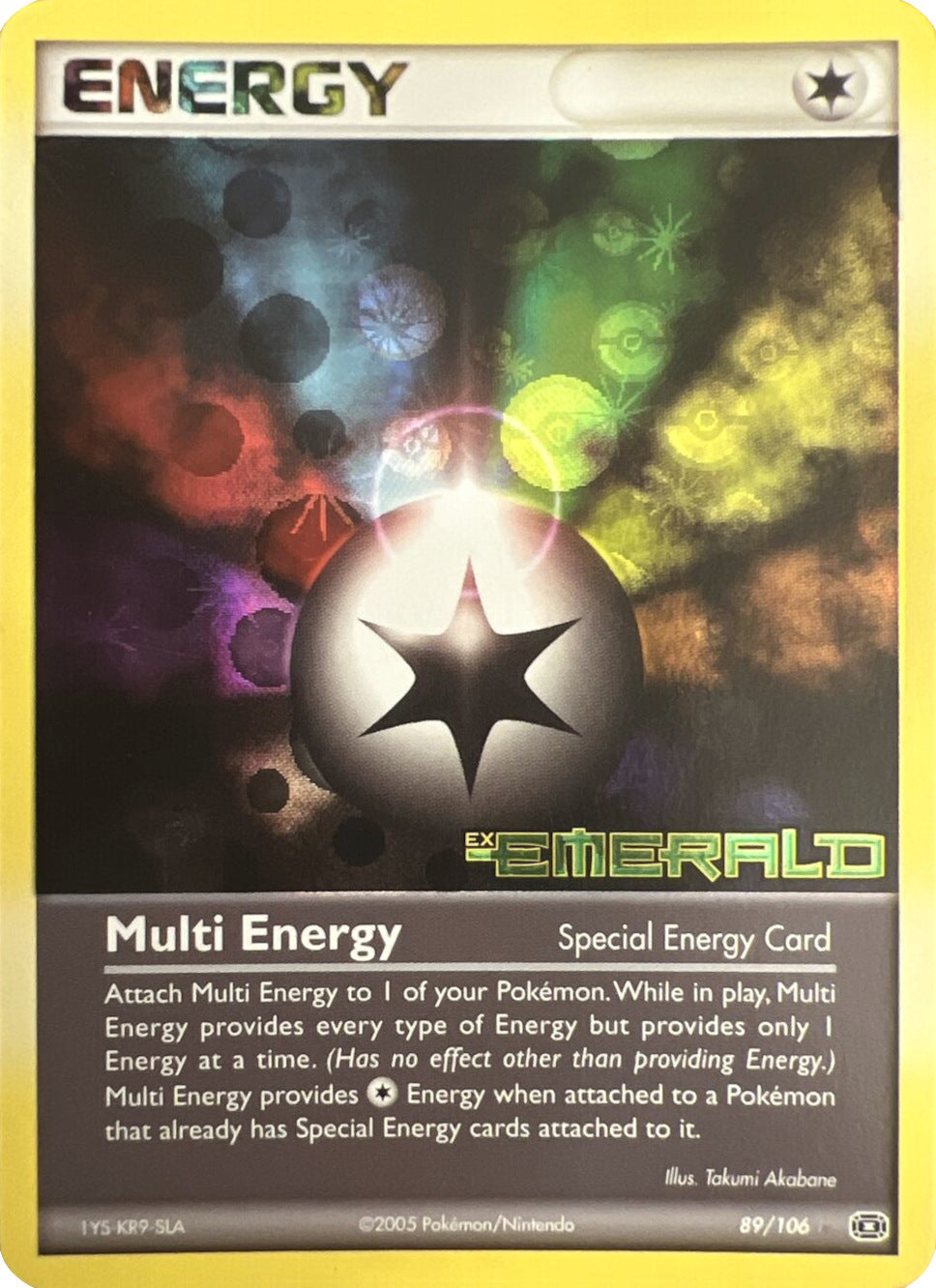 Multi Energy (89/106) (Stamped) [EX: Emerald] | The Gaming-Verse