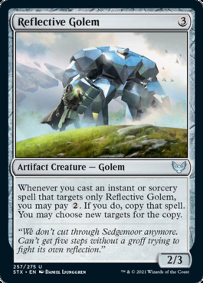 Reflective Golem [Strixhaven: School of Mages] | The Gaming-Verse