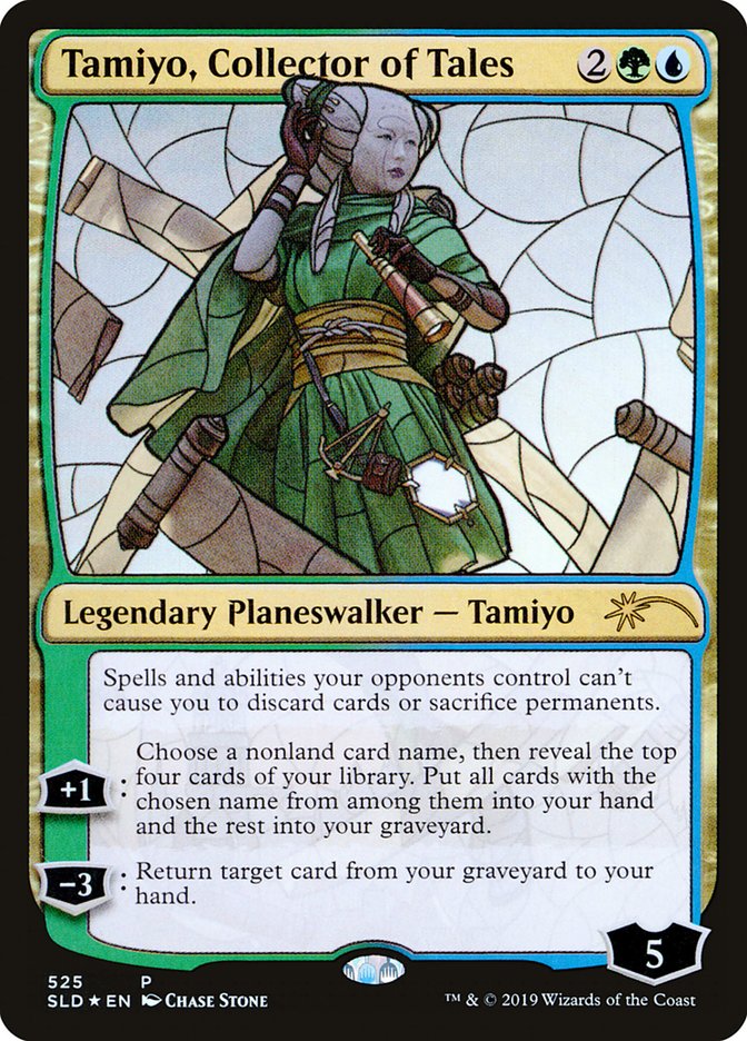 Tamiyo, Collector of Tales (Stained Glass) [Secret Lair Drop Promos] | The Gaming-Verse