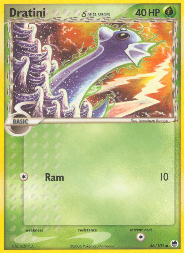 Dratini (46/101) (Delta Species) [EX: Dragon Frontiers] | The Gaming-Verse