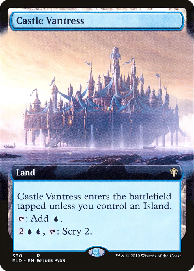 Castle Vantress (Extended Art) [Throne of Eldraine] | The Gaming-Verse