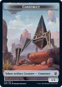 Construct // Drake Double-sided Token [Zendikar Rising Tokens] | The Gaming-Verse