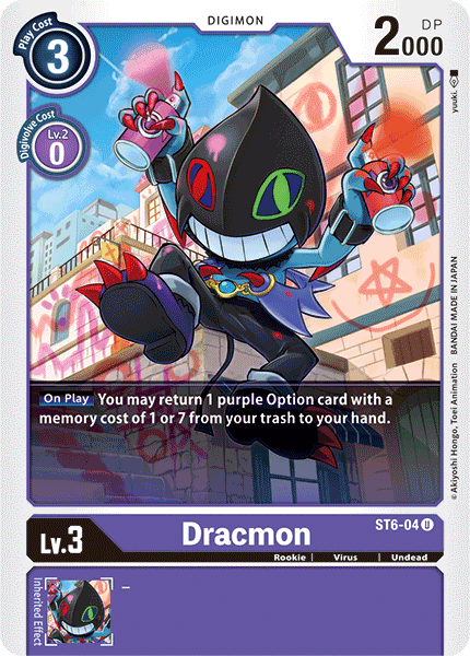 Dracmon [ST6-04] [Starter Deck: Venomous Violet] | The Gaming-Verse