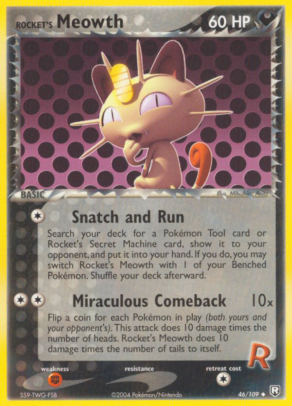 Rocket's Meowth (46/109) [EX: Team Rocket Returns] | The Gaming-Verse