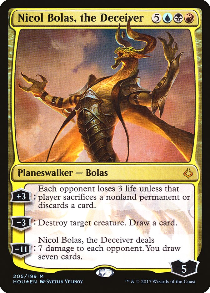 Nicol Bolas, the Deceiver [Hour of Devastation] | The Gaming-Verse