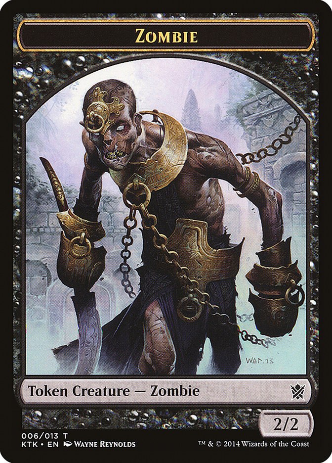 Zombie [Khans of Tarkir Tokens] | The Gaming-Verse