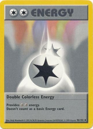 Double Colorless Energy (96/102) [Base Set Shadowless Unlimited] | The Gaming-Verse