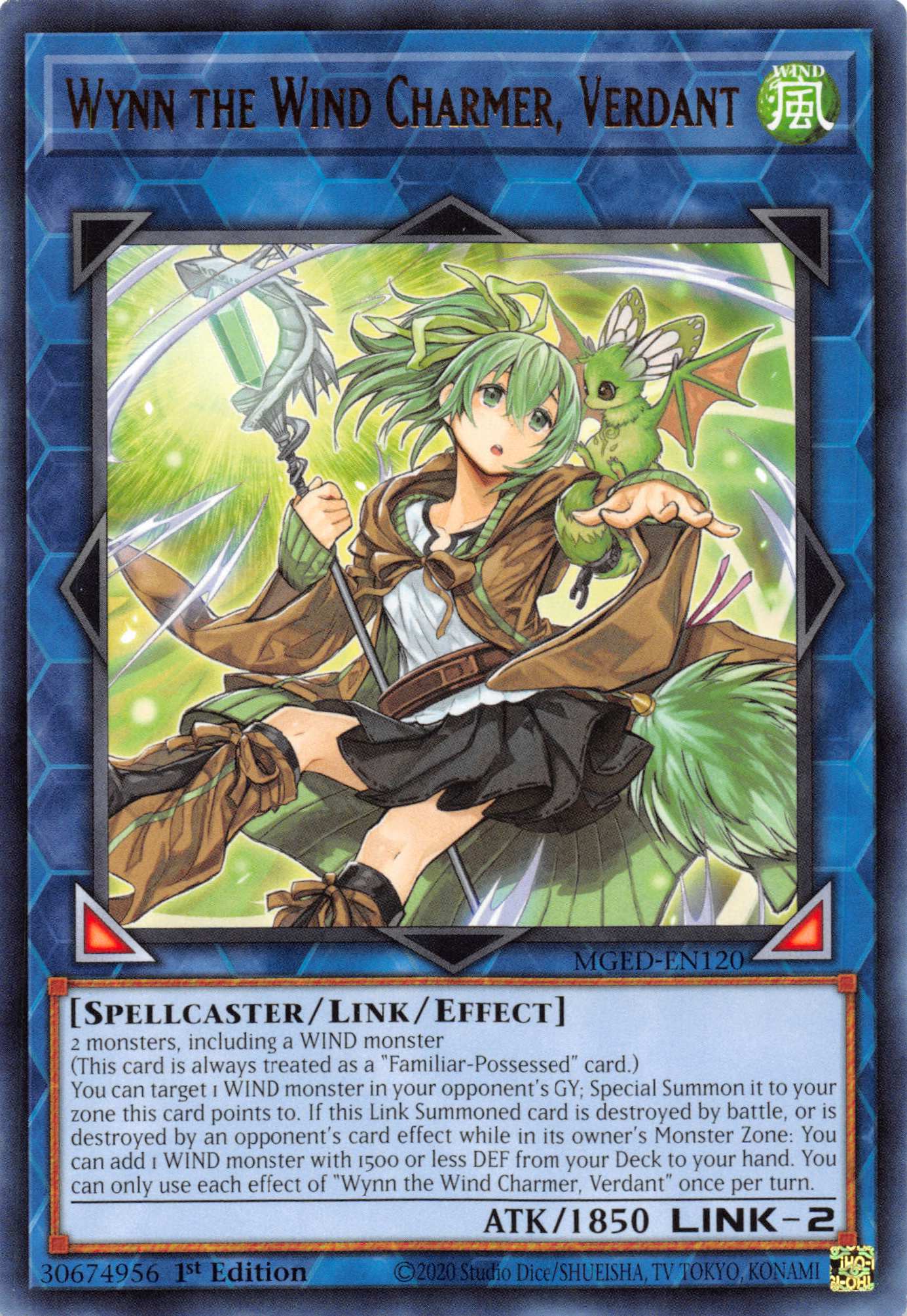 Wynn the Wind Charmer, Verdant [MGED-EN120] Rare | The Gaming-Verse