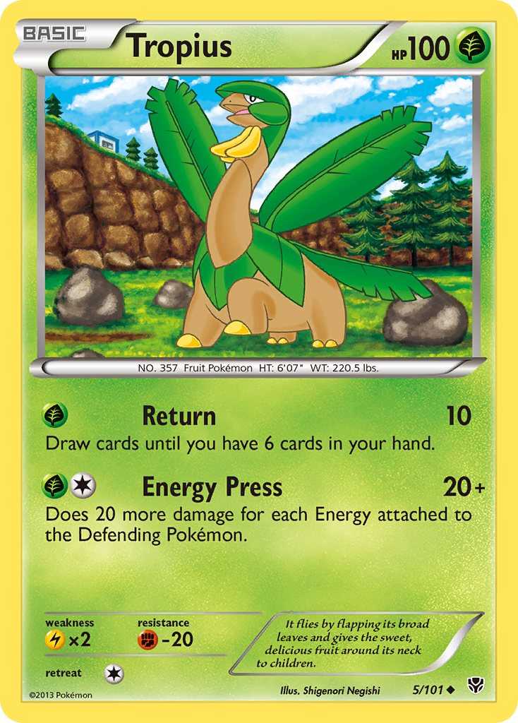 Tropius (5/101) [Black & White: Plasma Blast] | The Gaming-Verse