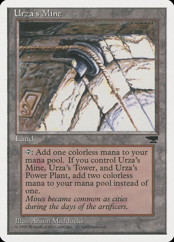 Urza's Mine (Pulley Embedded in Stone) [Chronicles] | The Gaming-Verse