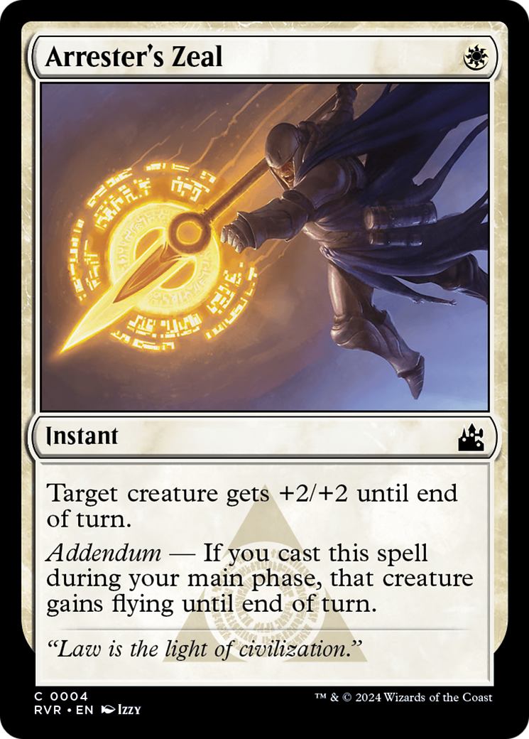 Arrester's Zeal [Ravnica Remastered] | The Gaming-Verse