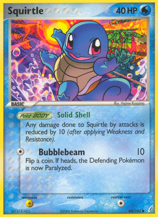 Squirtle (64/100) [EX: Crystal Guardians] | The Gaming-Verse