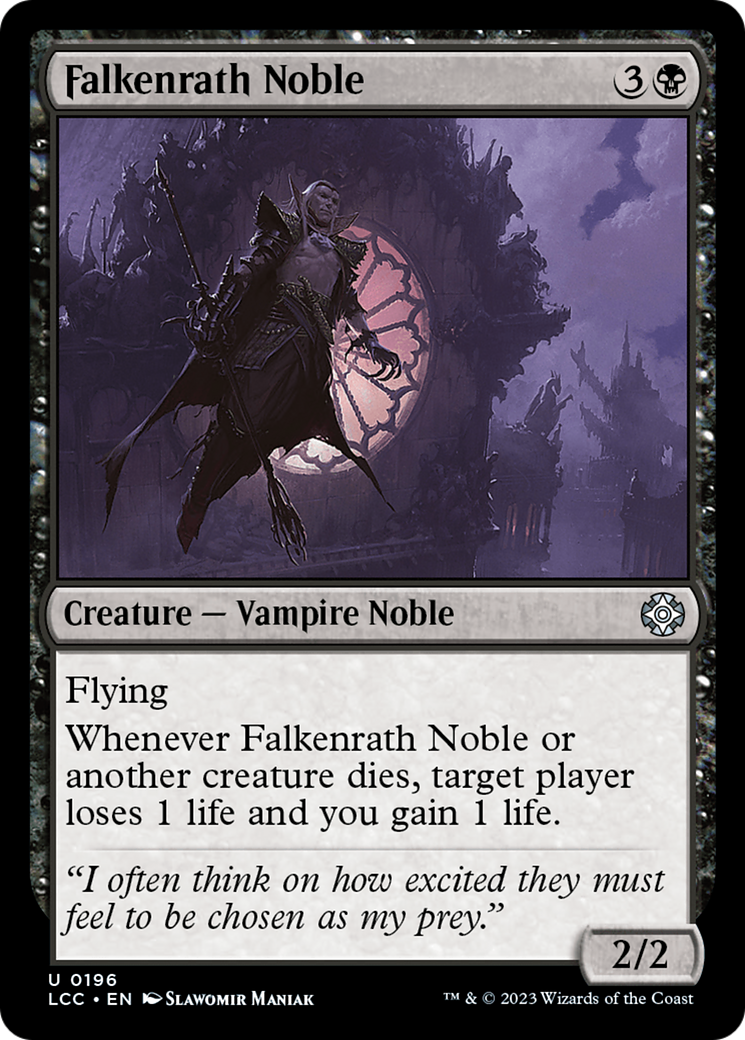 Falkenrath Noble [The Lost Caverns of Ixalan Commander] | The Gaming-Verse