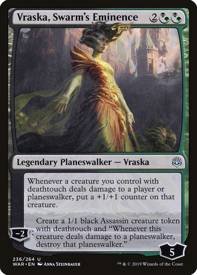Vraska, Swarm's Eminence [War of the Spark] | The Gaming-Verse