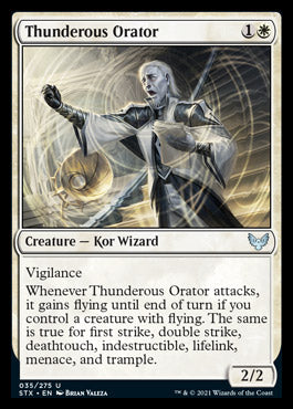 Thunderous Orator [Strixhaven: School of Mages] | The Gaming-Verse